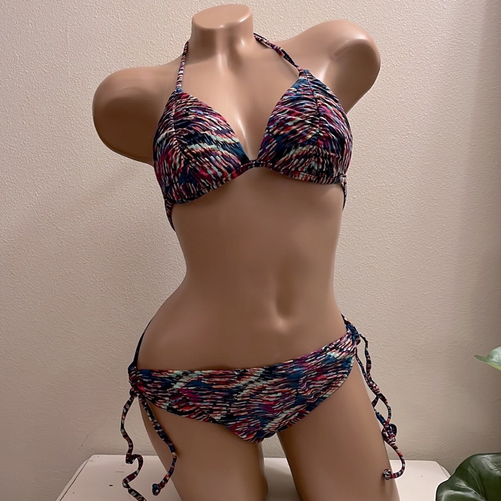 Multicolor String Bikini